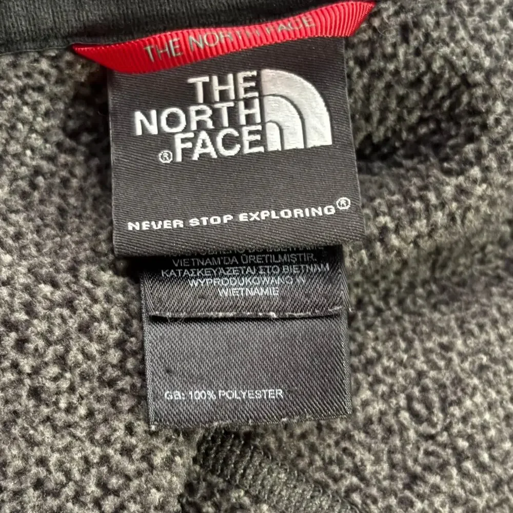The North Face 1/4 Zip Sweatshirt Fleece Men's XL Gray Pull Over Gorpcore‎